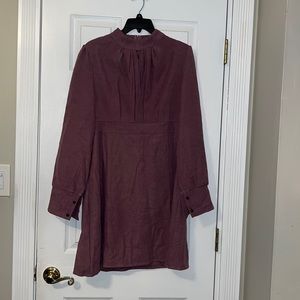 Shein Purple Corduroy Dress